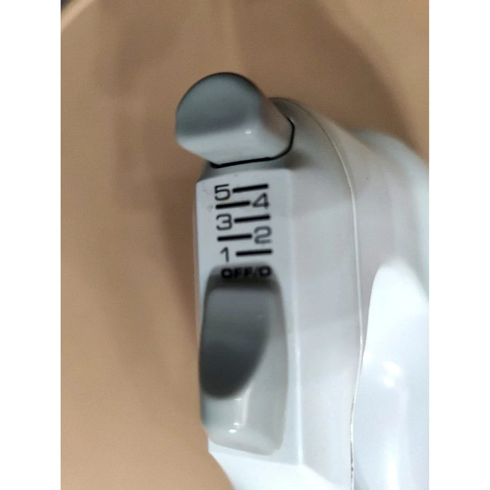 KitchenAid KHM5APWH7 White Hand Mixer Tested Runs No Beaters‎